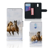 Nokia 2.3 Telefoonhoesje met Pasjes Paarden - thumbnail