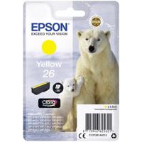 Epson Inktcartridge T2614, 26 Origineel Geel C13T26144012 Epson Inktcartridge T2614, 26 Origineel Geel C13T26144012