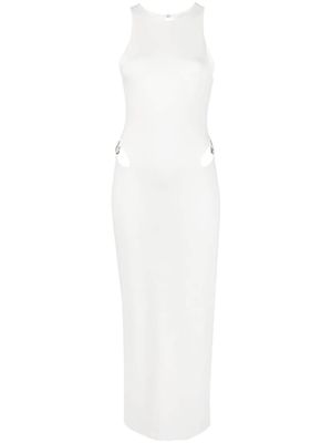 MANURI robe longue à découpes - Blanc