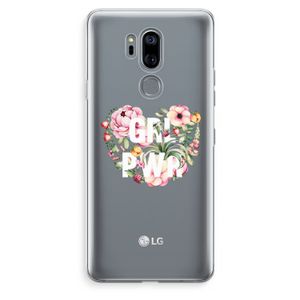 GRL PWR Flower: LG G7 Thinq Transparant Hoesje