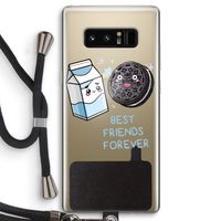Best Friend Forever: Samsung Galaxy Note 8 Transparant Hoesje met koord