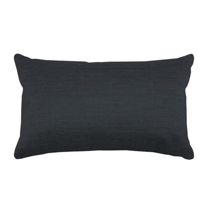 Stof Textile sierkussen Bea - antraciet - 30 x 50 cm - bank kussens - polyester