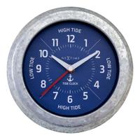 NeXtime NE-4321BL Tide Getijdenklok 22 cm Blauw/Metaal NeXtime NE-4321BL Tide Getijdenklok 22 cm Blauw/Metaal