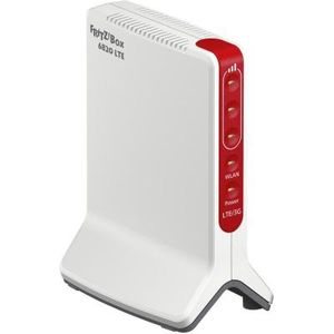 FRITZ! Box 6820 LTE International draadloze router Gigabit Ethernet Single-band (2.4 GHz) 3G 4G Rood, Wit