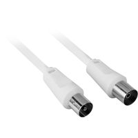 Goobay 11515 coax-kabel 15 m Coaxiaal Wit - thumbnail