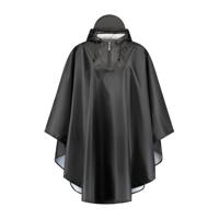 Puch Regenponcho mirage polyester - zwart