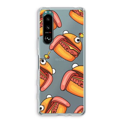 Hamburger: Sony Xperia 5 III Transparant Hoesje