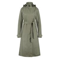 AGU Trench Coat Long Regenjas Urban Outdoor Dames - Groen - S - Waterdicht AGU Trench Coat Long Regenjas Urban Outdoor Dames - Groen - S - Waterdicht
