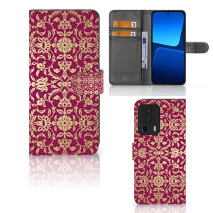 Wallet Case Xiaomi 13 Lite Barok Pink