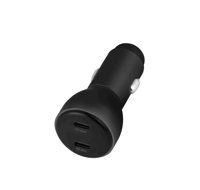 Musthavz Dual USB-C 65W autolader zwart