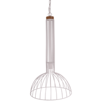 Hanglamp Oscar groot 40 cm 1 lichts mat wit - thumbnail