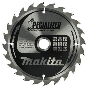 Makita Accessoires Cirkelzaagblad Hout 165X20X1,5 24T 20G - B-32910