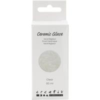 Creativ Company Keramiek glazuur, 984-1101 °c, transparant, helder, 60 ml/ 1 fles