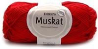 Drops Muskat Uni Colour 12 Red