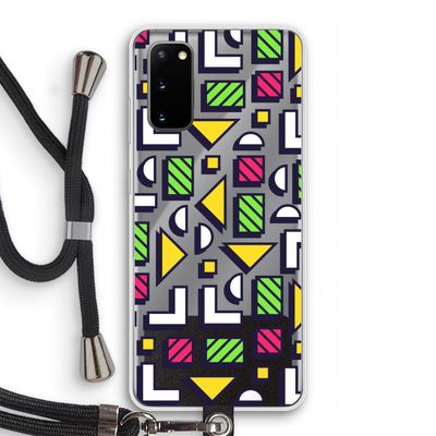 8-bit N°4: Samsung Galaxy S20 Transparant Hoesje met koord