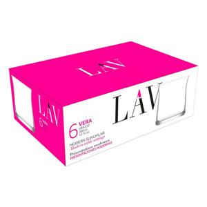 Glazenset LAV Vera 360 ml 6 Onderdelen (8 Stuks)