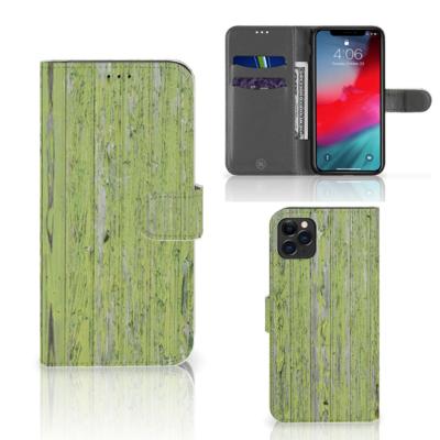 Apple iPhone 11 Pro Max | Book Style Case | Green Wood