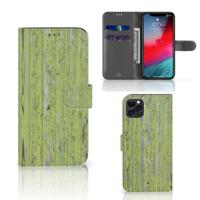 Apple iPhone 11 Pro Max | Book Style Case | Green Wood