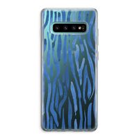 Blauwe nerven: Samsung Galaxy S10 Plus Transparant Hoesje