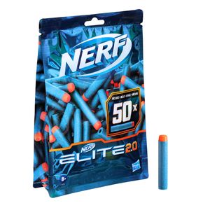 Nerf Elite 2.0 50-Dart Refill Pack - Inclusief 50 officiële Darts, compatibel met alle Elite Blasters