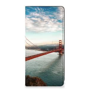 Samsung Galaxy A21s Book Cover Golden Gate Bridge