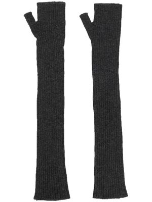 Barrie mitaines longue en maille - Gris