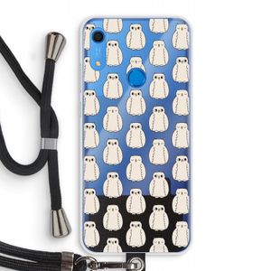 Uilen: Huawei Y6s Transparant Hoesje met koord