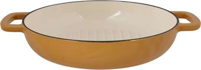 Grillpan - COSY & TRENDY - FONTESTIC - Geëmailleerd gietijzer - Ø28 cm - Geschikt voor alle kookplaten inclusief inductie - Amber Grillpan - COSY & TRENDY - FONTESTIC - Geëmailleerd gietijzer - Ø28 cm - Geschikt voor alle kookplaten inclusief inductie - Amber
