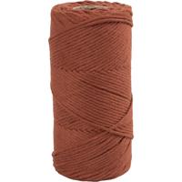Creativ Company Macramé koord, l: 198 m, d 2 mm, burnt orange, 330 gr/ 1 rol