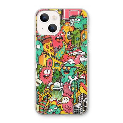 Vexx City: iPhone 13 mini Transparant Hoesje