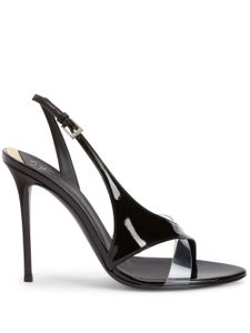 Giuseppe Zanotti sandales Marthine 105 mm à bride arrière - Noir