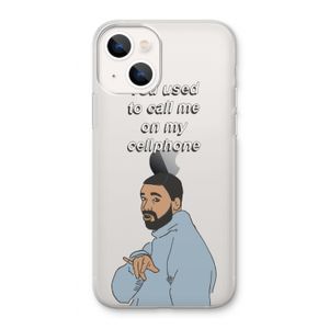 Hotline bling: iPhone 13 Transparant Hoesje