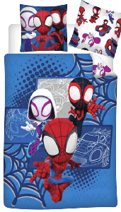 SpiderMan Dekbedovertrek Cartoon 140 x 200 cm - Polykatoen pre order