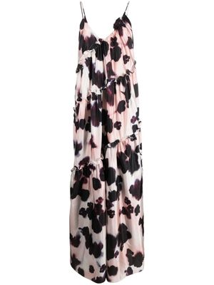 Del Core Jumpsuit met abstracte print - Roze