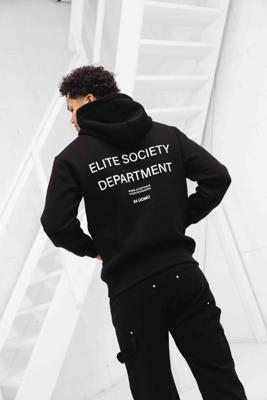 24 Uomo Elite Society Hoodie Heren Zwart - Maat XXXL - Kleur: Zwart | Soccerfanshop