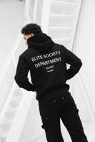 24 Uomo Elite Society Hoodie Heren Zwart - Maat XL - Kleur: Zwart | Soccerfanshop