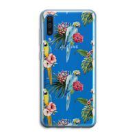 Kleurrijke papegaaien: Samsung Galaxy A50 Transparant Hoesje