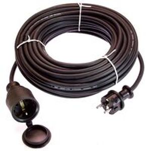 Schwabe Verlengkabel Rubber H05RR-F 3x1,5 zwart IP44 50m