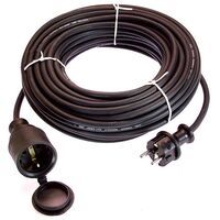 Schwabe Verlengkabel Rubber H05RR-F 3x1,5 zwart IP44 50m