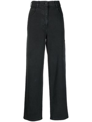 Nili Lotan jean ample à taille haute - Gris