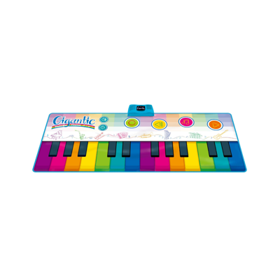 Dansmat voor Kinderen Muzikale Speelmat met 8 Instrumentgeluiden Kleurrijk Pianoklavier en Ingebouwde Muziek Opname- en Afspeelfunctie