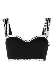 Moschino soutien-gorge à balconnets - Noir