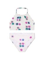 Chloé Kids bikini à imprimé graphique - Blanc