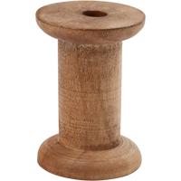 Creativ Company Spoel, h: 70 mm, d 30+48 mm, gatgrootte 10 mm, 10 stuk/ 1 doos