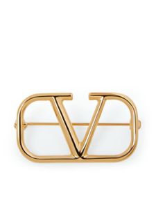 Valentino Garavani broche VLOGO Signature - Or