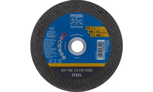 PFERD PSF STEEL 61719121 Doorslijpschijf recht 180 mm 25 stuk(s) Staal