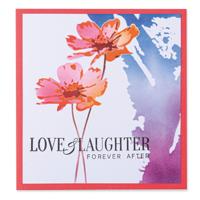 Sizzix • layered stencil flowers