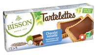 Bisson Tartelette chocolade hazelnoot bio