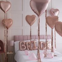 Luxe Bride Ballon Set Rose Goud - thumbnail