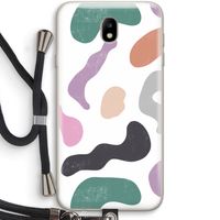 Memphis Shapes: Samsung Galaxy J7 (2017) Transparant Hoesje met koord
